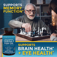 Triple Strength Omega 3 Fish Oil Supplement - 2500 Mg Fish Oil with Re-Esterifie