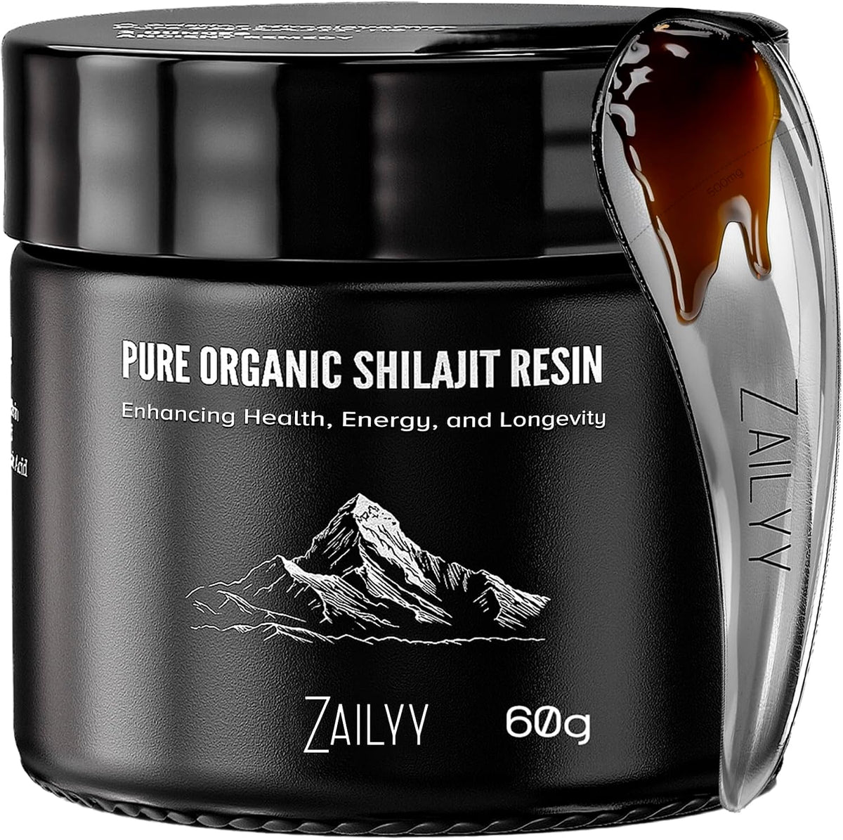 Organic Shilajit Resin | 800Mg Supply | Lab Tested | Pure Organic Himalayan Shilajit for Men & Women | Natural Energy Booster with Fulvic Acid & 85+ Trace Minerals