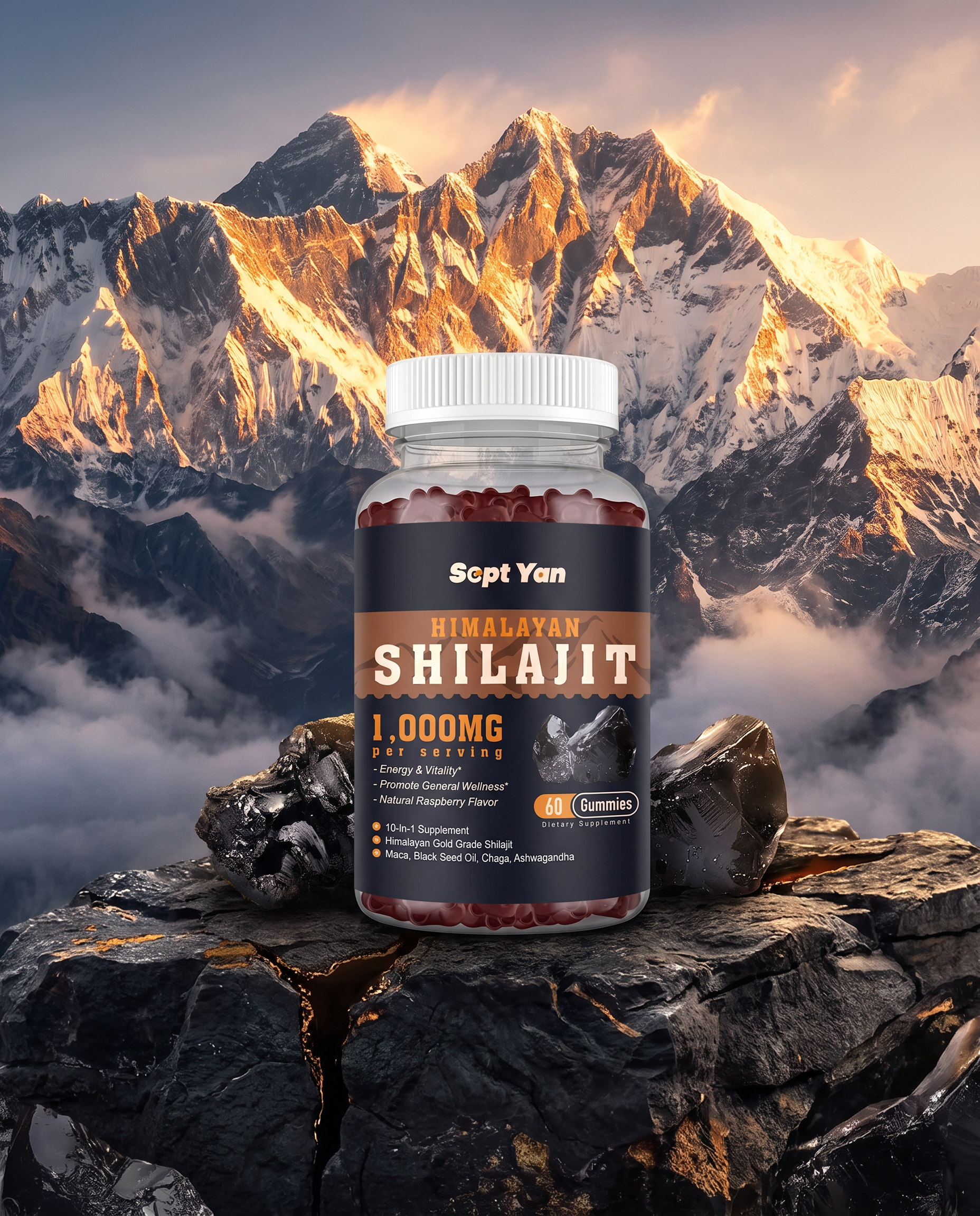 Himalayan mountains, source of shilajit